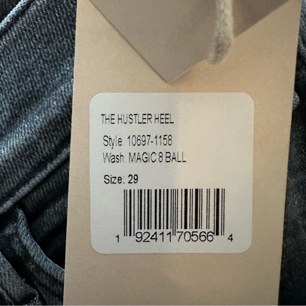 NWT Mother Hustler Heel jeans Magic 8 Ball size 29 gray - Picture 7 of 11